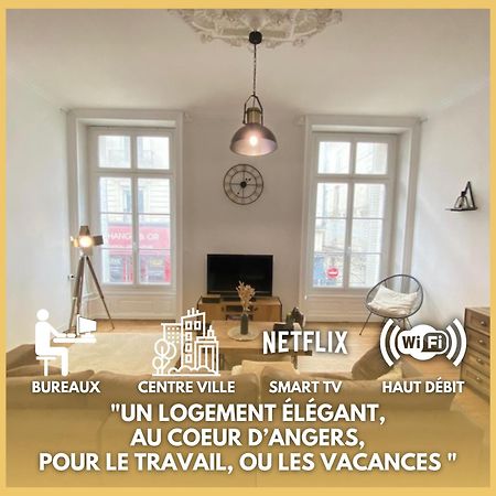 L'Appartement Privilege - 4 Chambres - Coeur D'Angers, Spacieux Et Elegant Luaran gambar